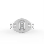 Sterling Silver Diamond Ring — TOP