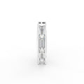 14K Diamond Hoop Earrings — TOP
