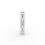 14K Diamond Hoop Earrings — TOP