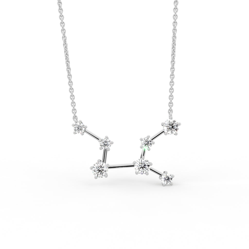 vimg:FJ6915|vimg:FJ6926|18K Constellation Round Diamond Pendant — FRONT