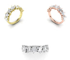 18K Eternity Diamond Ring — 3 COLOR