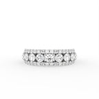18K Rose Gold Eternity Round Diamond Ring — TOP