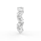 18K Eternity Pear Diamond Ring — SIDE