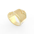 Sterling Silver Diamond Ring — IMAGE URL