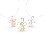 18K Bespoke Life Symbol Diamond Pendant — 3 COLOR