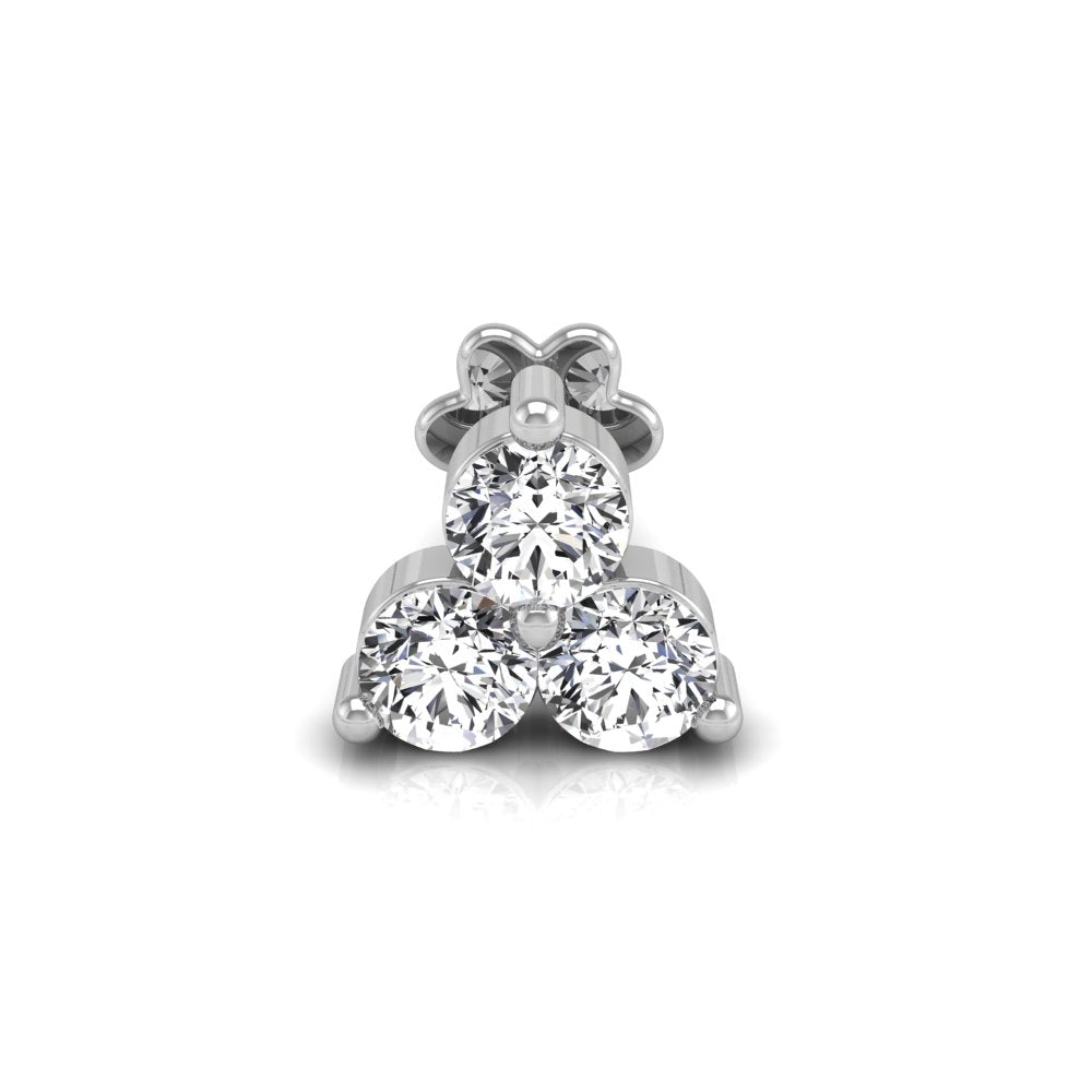 vimg:FJ3739|vimg:FJ3746|vimg:FJ4124|14K Round Diamond Piercing Earrings — TOP