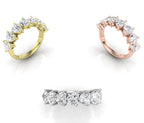 vimg:FJ4867|vimg:FJ4868|vimg:FJ4872|vimg:FJ4874|vimg:FJ4875|vimg:FJ4880|vimg:FJ4882|14K White Gold Eternity Heart Diamond Ring — 3 COLOR