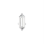 18K Fancy Cut Diamond Stud Earrings — TOP