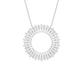 18K Abstract Diamond Pendant — FRONT
