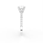 vimg:FJ6316|vimg:FJ6326|vimg:FJ6329|vimg:FJ5291|vimg:FJ3409|vimg:FJ3425|vimg:FJ6328|18K Round Diamond Engagement Ring — SIDE