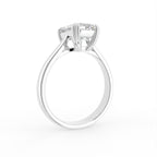 18K Solitaire Diamond Engagement Ring — 3D VIEW