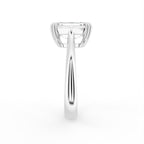 18K Solitaire Diamond Engagement Ring — SIDE