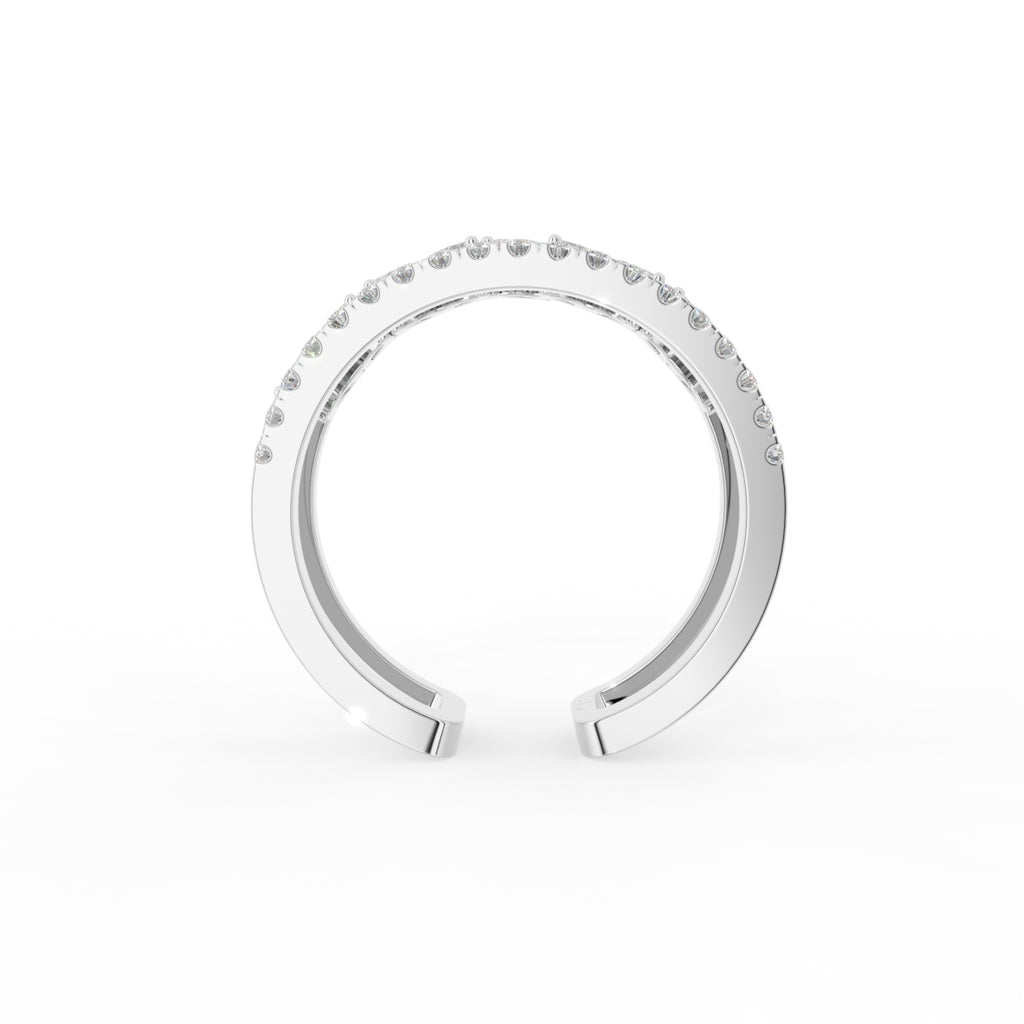 18K Bespoke Marquise Diamond Ring — FRONT