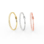 Sterling Silver Diamond Bracelet — 3 COLOR