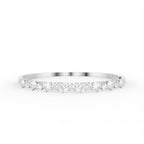 18K Heart Diamond Bangle — TOP