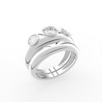 Sterling Silver Diamond Ring — IMAGE URL