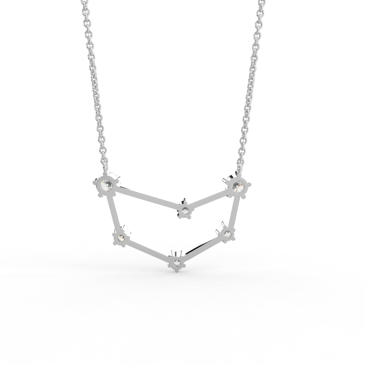 vimg:FJ6866|vimg:FJ6867|18K Constellation Round Diamond Pendant — BACK
