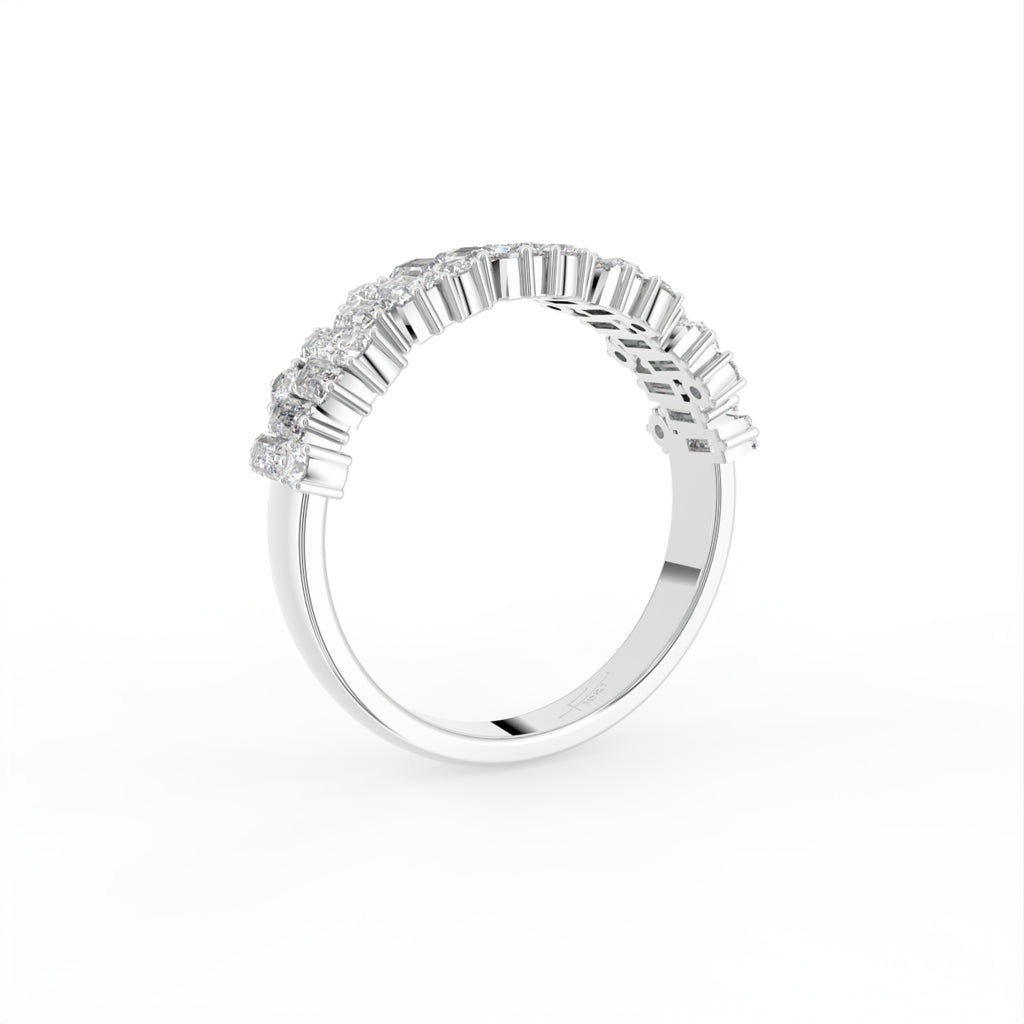 18K Eternity Diamond Ring — 3D VIEW