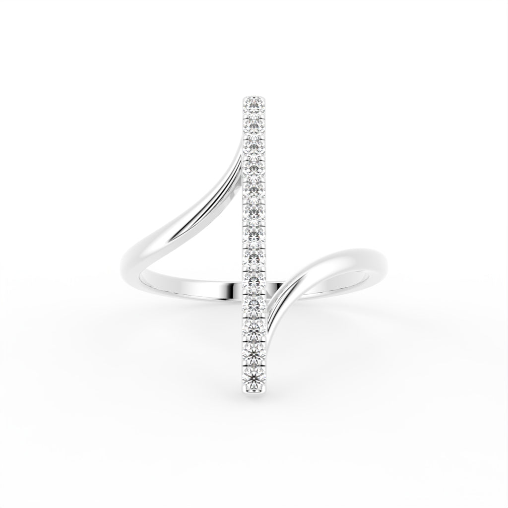 18K Bespoke Diamond Ring — TOP