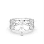 18K Chandelier Pear Diamond Bracelet — TOP
