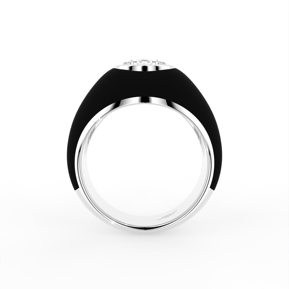 vimg:FJ4689|vimg:FJ4847|vimg:FJ4690|vimg:FJ2218|14K White Gold Bespoke Cushion Diamond Ring — FRONT