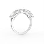 18K Bespoke Pave Diamond Ring — 3D VIEW