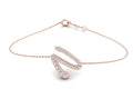 18K Alphabet Diamond Bracelet — TOP