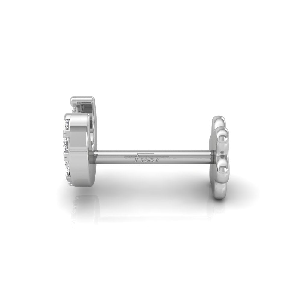 vimg:FJ4179|vimg:FJ4172|18K White Gold Crescent Moon Round Diamond Earrings — SIDE VIEW