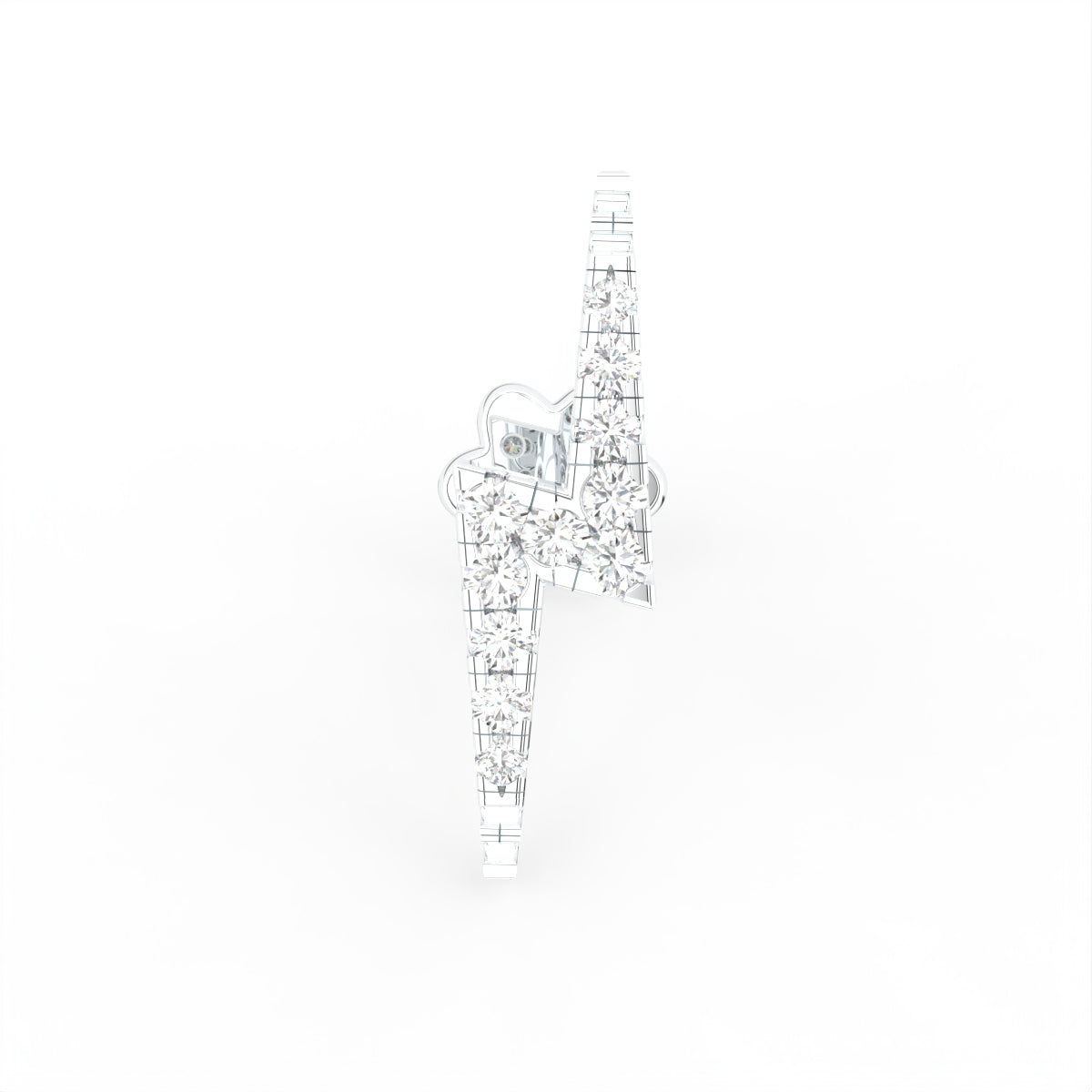 vimg:FJ3777|vimg:FJ3778|vimg:FJ4163|14K Round Diamond Piercing Earrings — TOP