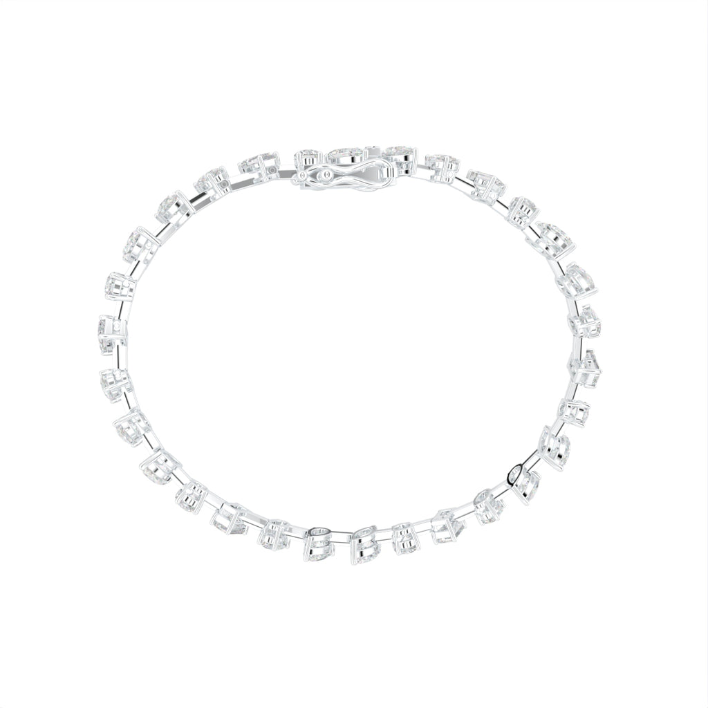 18K Tennis Diamond Bracelet — FRONT