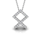 vimg:FJ1439|vimg:FJ2943|18K White Gold Othala Viking Round Diamond Pendant — FRONT