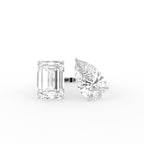 18K Diamond Engagement Ring — TOP