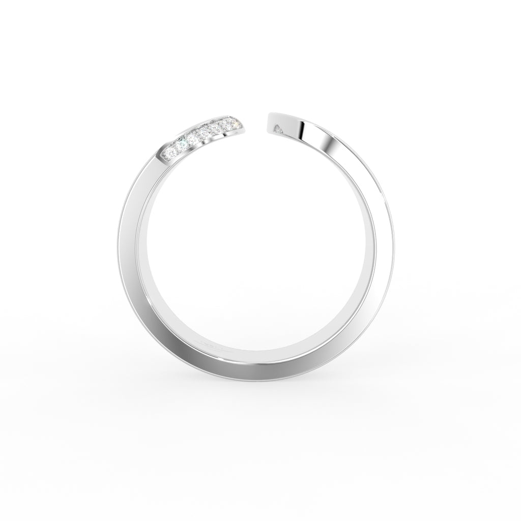 18K Bespoke Diamond Ring — FRONT