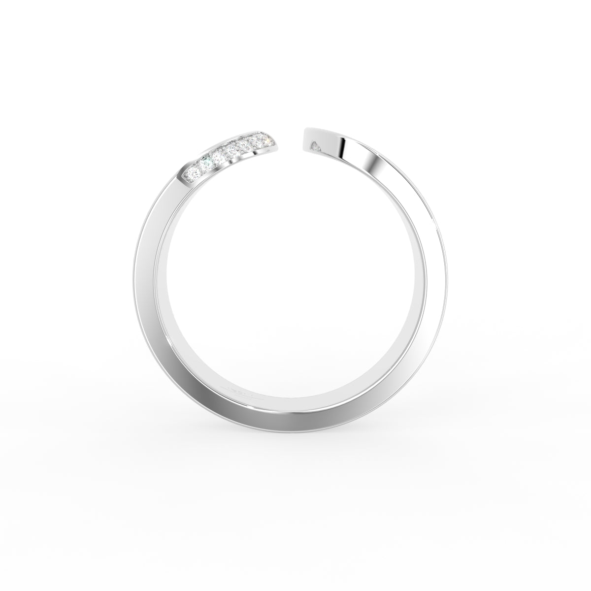 18K Bespoke Diamond Ring — FRONT