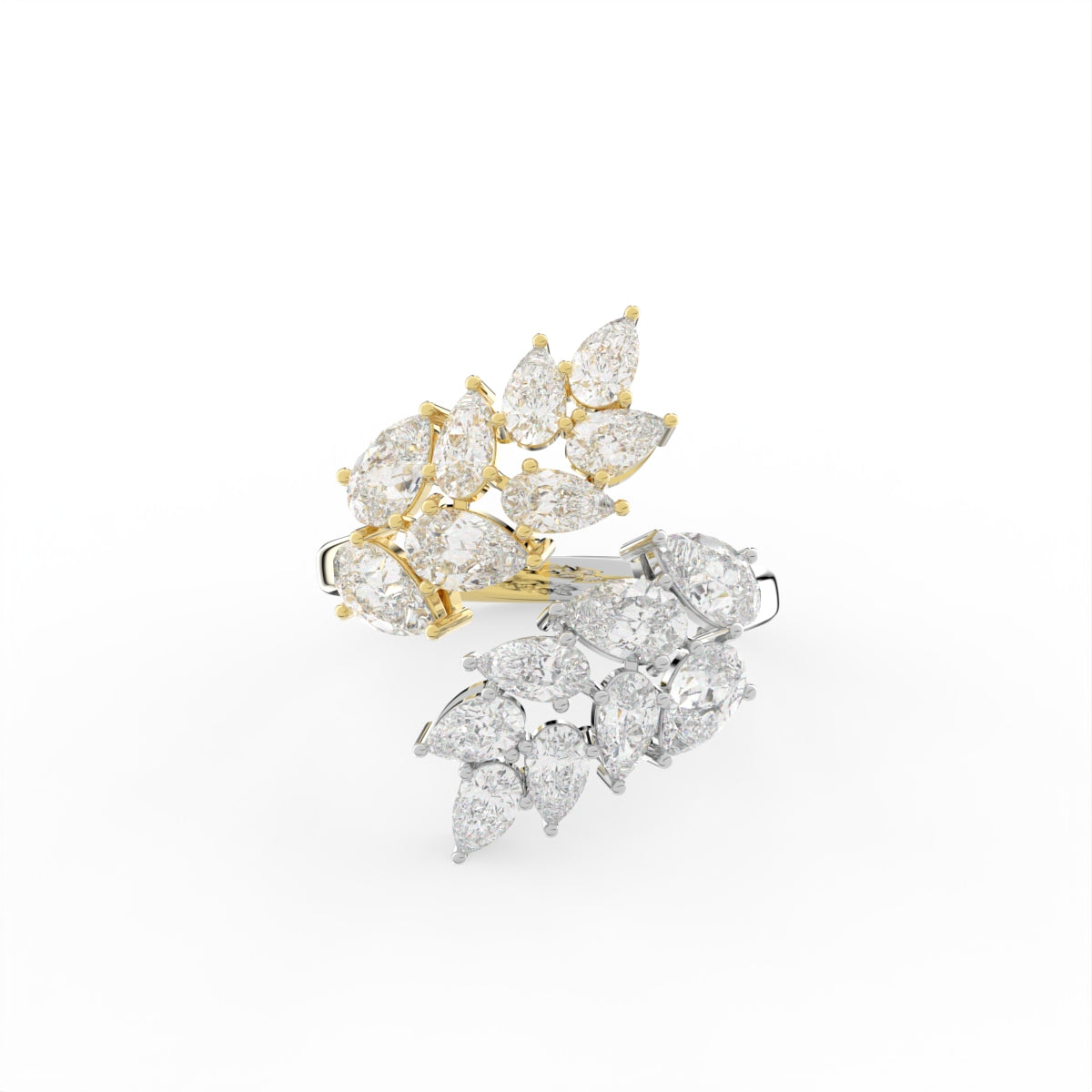 Sterling Silver Diamond Ring — TOP