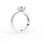 18K Round Diamond Ring — 3D VIEW