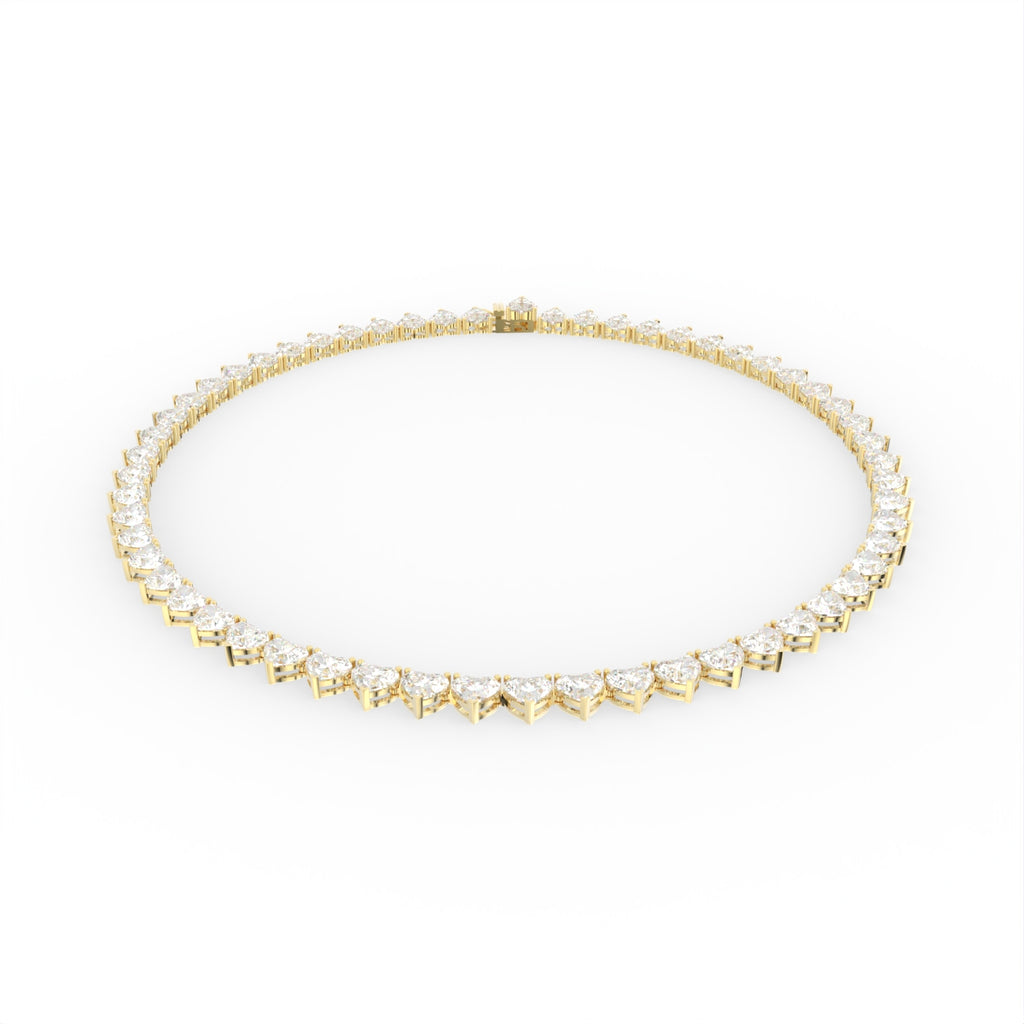 Sterling Silver Diamond Necklace — IMAGE URL