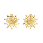 18K Statement Diamond Earrings — BACK
