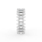 18K Eternity Diamond Ring — SIDE