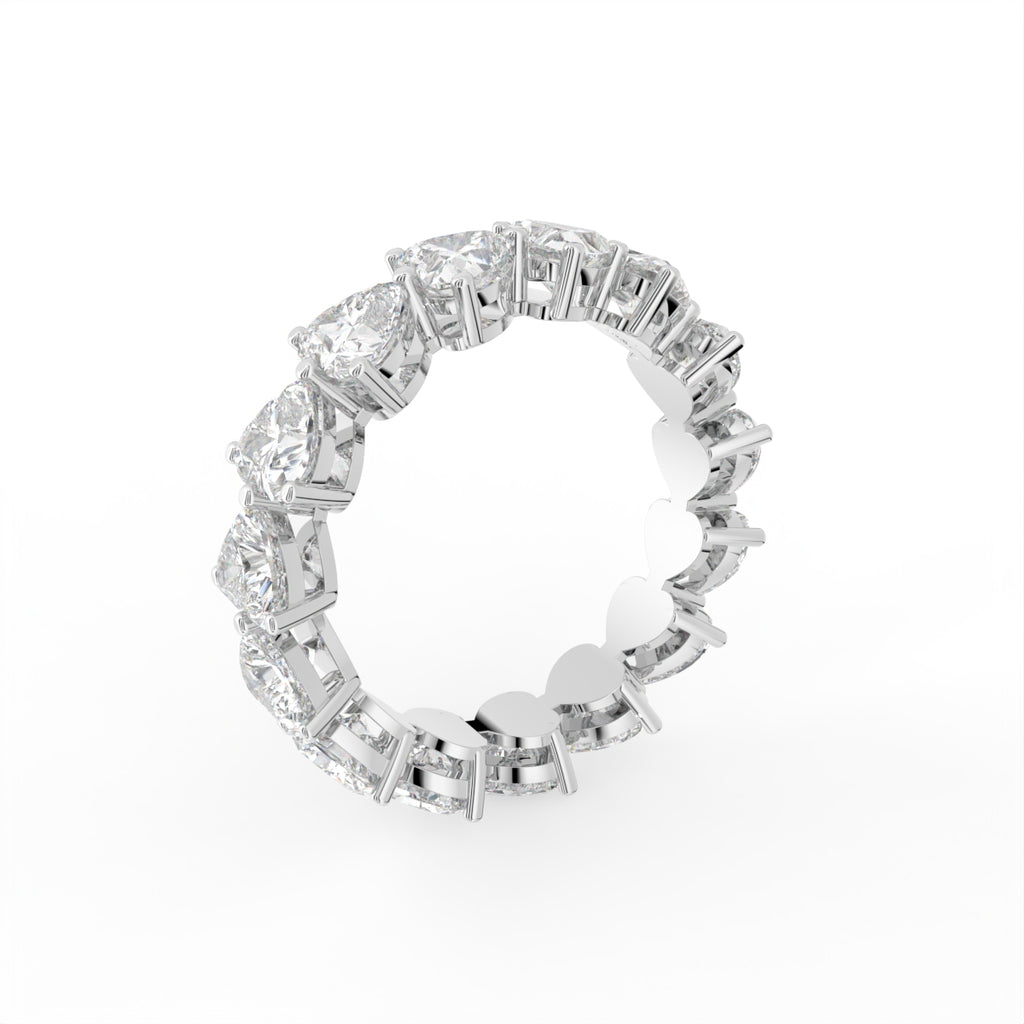 18K Eternity Diamond Ring — 3D VIEW