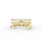 Sterling Silver Diamond Ring — TOP