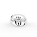 18K Bespoke Heart Diamond Ring — TOP