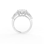 vimg:FJSTWG00078|18K Trilogy Oval Diamond Engagement Ring — FRONT