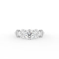 18K Bespoke Round Diamond Ring — TOP