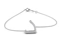 18K Arabic Alphabet Diamond Bracelet — TOP