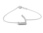 18K Arabic Alphabet Diamond Bracelet — TOP