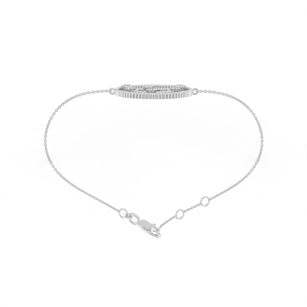 18K Capricorn Constellation Diamond Bracelet — FRONT