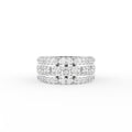 18K Eternity Pave Diamond Ring — TOP