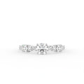 18K Half Eternity Diamond Ring — TOP