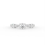 18K Half Eternity Diamond Ring — TOP
